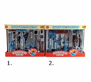 Набор инструментов «Помогаю Папе», 19 предметов (ABtoys, PT-00347)